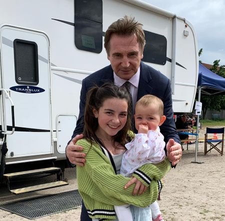 Lilly Aspell Image With Liam Neeson